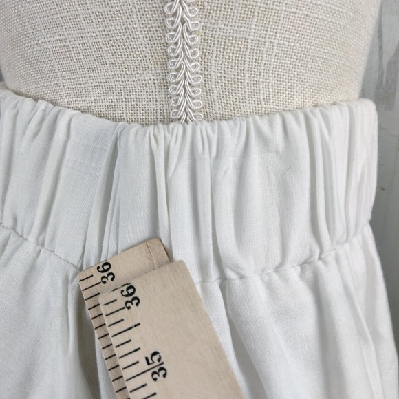 Vintage 80s Square Dancing Skirt S/ M White Rodeo Western Rockabilly Swing - Picture 6 of 15